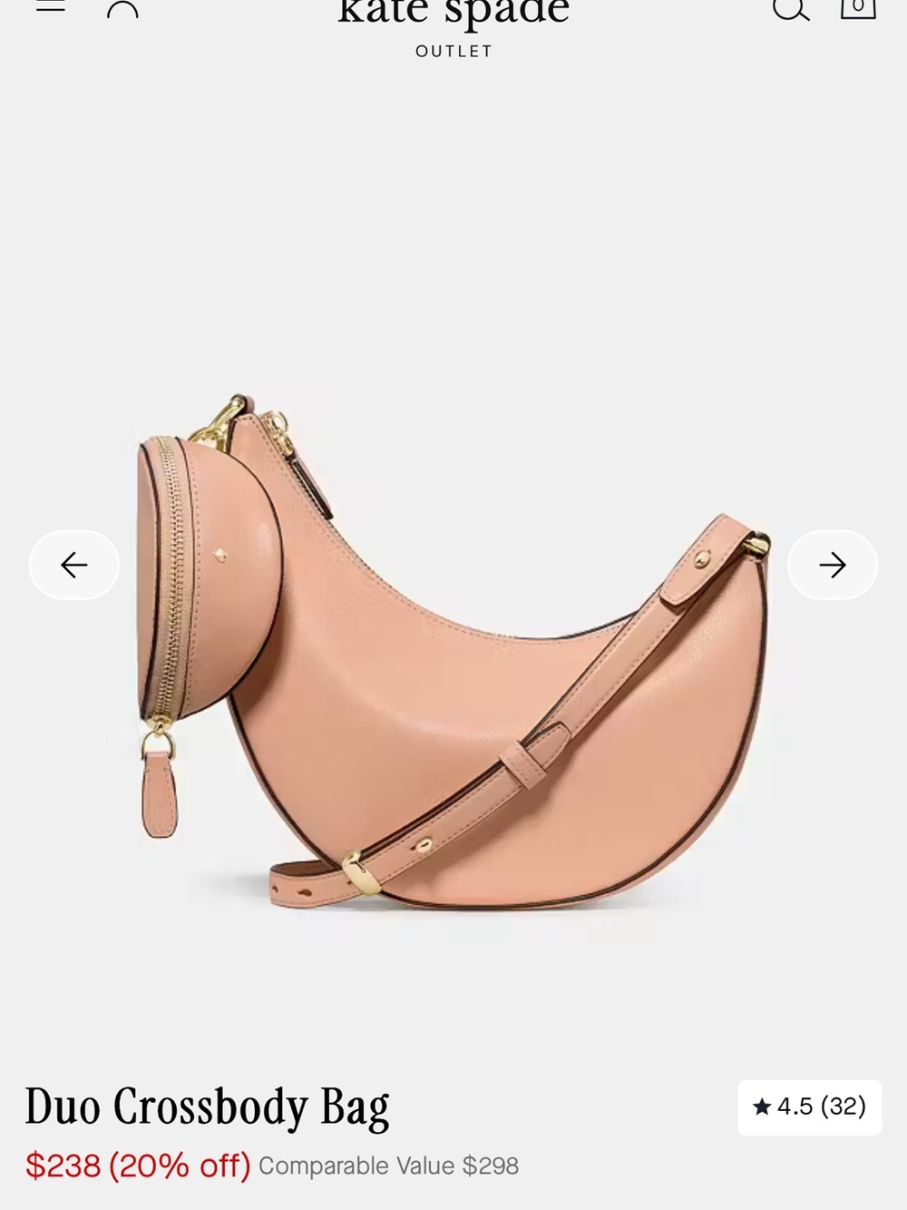 Kate Spade Duo Crossbody Bag